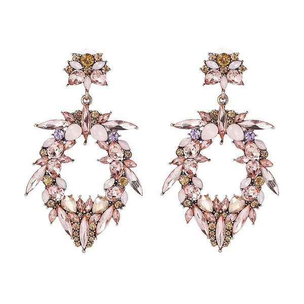 dangle & chandelier fashionable pink rhinestone flowers drop earrings for women jewelry perfect quality bohemian statement, Silver
dangle & chandelier fashionable pink rhinestone flowers drop earrings for women jewelry perfect quality bohemian statement, Silver
