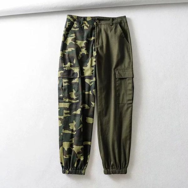 women's pants & capris patchwork camouflage cargo summer autumn streetwear casual high waist carrot ladies chic jogger, Black;white
women's pants & capris patchwork camouflage cargo summer autumn streetwear casual high waist carrot ladies chic jogger, Black;white