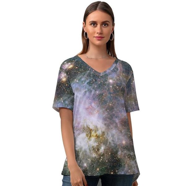 women's t-shirt universe tshirt funny short sleeve lady t shirt summer v neck pattern large, White
women's t-shirt universe tshirt funny short sleeve lady t shirt summer v neck pattern large, White