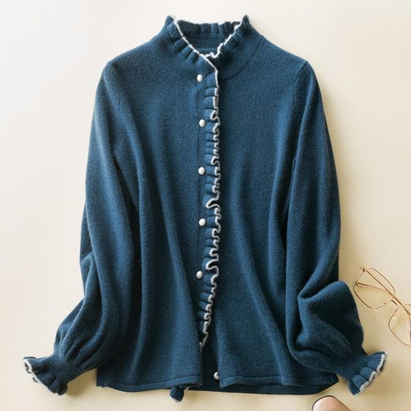 women's knits & tees autumn winter fashion 100% cashmere sweater o-neck cardigan coat female solid knitted comfort, White
women's knits & tees autumn winter fashion 100% cashmere sweater o-neck cardigan coat female solid knitted comfort, White