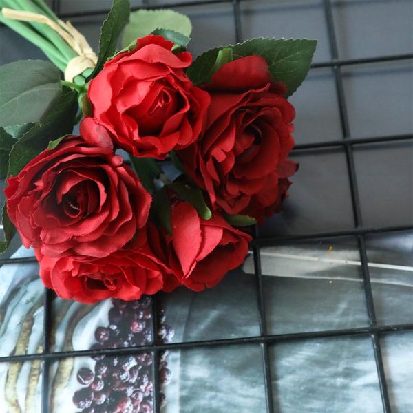 decorative flowers & wreaths artificial hand bouquet small roses home wedding garden decoration long branch diy bridal silk simulation flowe
decorative flowers & wreaths artificial hand bouquet small roses home wedding garden decoration long branch diy bridal silk simulation flowe