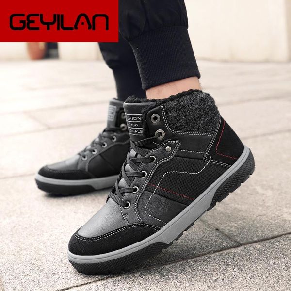 boots men for winter snow warm fur&plush lace up high fashion shoes sneakers zapatos de hombre a9708, Black
boots men for winter snow warm fur&plush lace up high fashion shoes sneakers zapatos de hombre a9708, Black