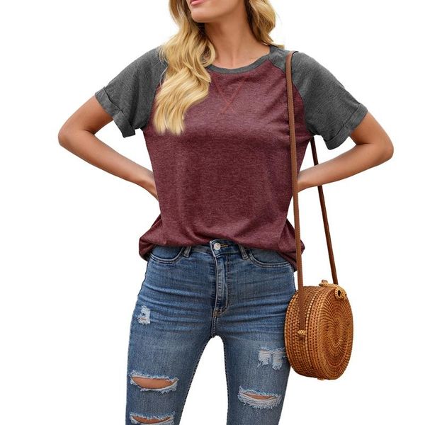 ethnic clothing summer short-sleeved shirt splicing solid color casual version loose short sleeve t1, Red
ethnic clothing summer short-sleeved shirt splicing solid color casual version loose short sleeve t1, Red