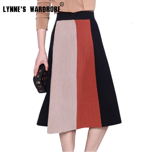 casual dresses vertical color block patchwork a-line knee length knit skirts autumn winter high waisted elegant thick warm knitted, Black;gray
casual dresses vertical color block patchwork a-line knee length knit skirts autumn winter high waisted elegant thick warm knitted, Black;gray