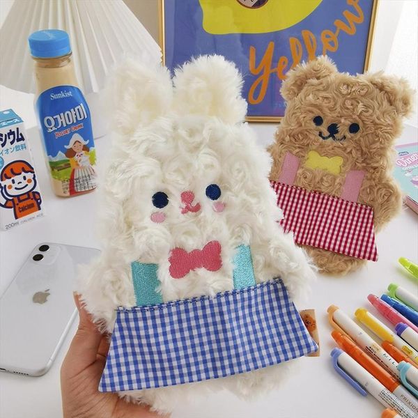 cartoon cute bear rabbit cosmetic bag cases student school pencil soft plush make up pouch for children pen box
cartoon cute bear rabbit cosmetic bag cases student school pencil soft plush make up pouch for children pen box