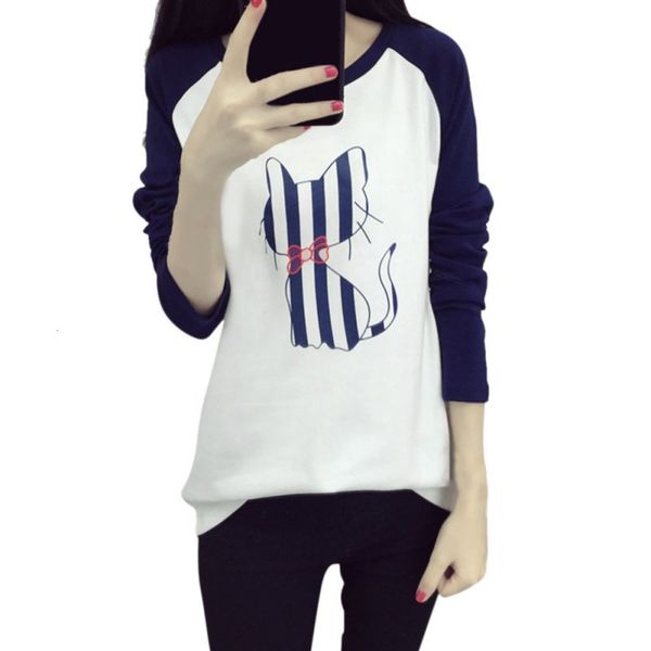 korean wholesale- mixed color women cartoon cat printed t-shirt loose t-shirts female tee lm93, White
korean wholesale- mixed color women cartoon cat printed t-shirt loose t-shirts female tee lm93, White