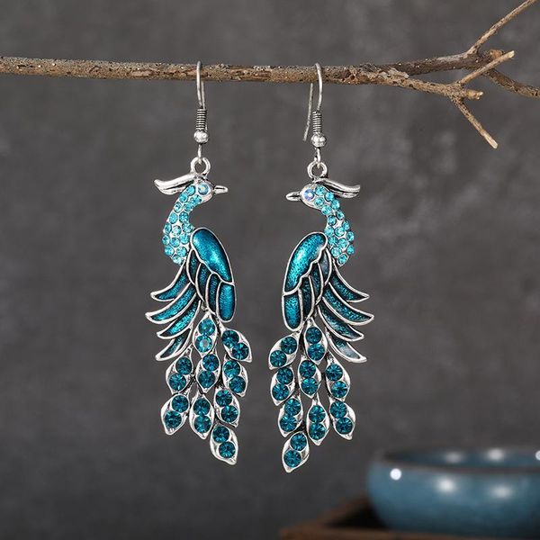 dangle & chandelier blue rhinestone ethnic peacock earrings jewelry vintage silver color crystal hanging for women pendientes
dangle & chandelier blue rhinestone ethnic peacock earrings jewelry vintage silver color crystal hanging for women pendientes