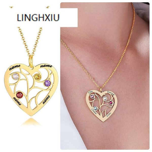 pendant necklaces family tree of life birthstone heart for women cz love anniversary birthday gifts girls wife mom, Silver
pendant necklaces family tree of life birthstone heart for women cz love anniversary birthday gifts girls wife mom, Silver