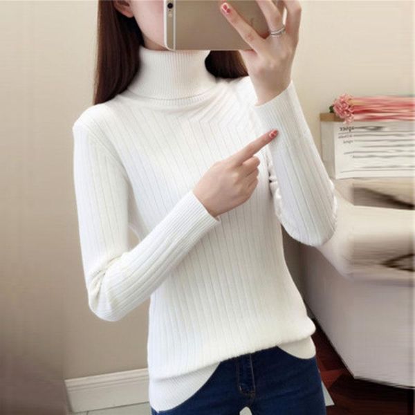 women's sweaters 2021 autumn winter warm women loose fashion turtleneck pullovers knit long sleeve bottoming sweater rq225, White;black
women's sweaters 2021 autumn winter warm women loose fashion turtleneck pullovers knit long sleeve bottoming sweater rq225, White;black