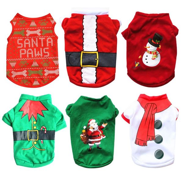 dog apparel christmas pet hoodies clothes cartoon print vest for dogs/cats t-shirt party costume puppy supplies
dog apparel christmas pet hoodies clothes cartoon print vest for dogs/cats t-shirt party costume puppy supplies