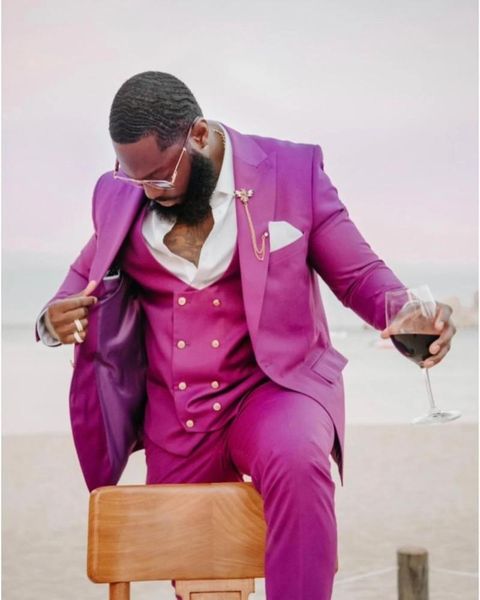 men's suits & blazers fashion wedding purple men double breasted vest costume groom prom party terno masculino slim fit blazer for man, White;black
men's suits & blazers fashion wedding purple men double breasted vest costume groom prom party terno masculino slim fit blazer for man, White;black