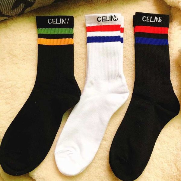 men's chen tai's same style match l family letter rainbow bar middle tube socks men's and women's leisure personality tr, Black
men's chen tai's same style match l family letter rainbow bar middle tube socks men's and women's leisure personality tr, Black