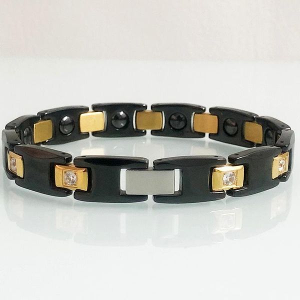 link, chain black ceramic bracelet for men therapy magnetic wristband gold color tungsten women's energy bangle couple bracelets female
link, chain black ceramic bracelet for men therapy magnetic wristband gold color tungsten women's energy bangle couple bracelets female