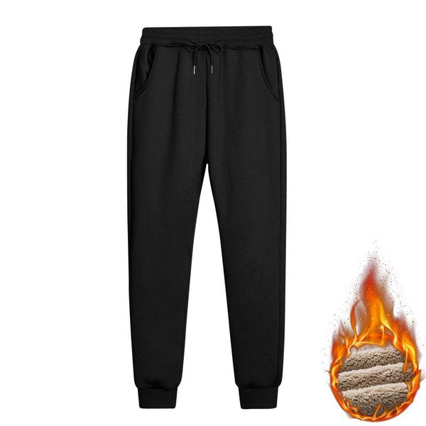 men's pants sport men winter cashmere velvet thicken pant man warm trousers mens sweatpants brand clothing male elastic waist, Black
men's pants sport men winter cashmere velvet thicken pant man warm trousers mens sweatpants brand clothing male elastic waist, Black