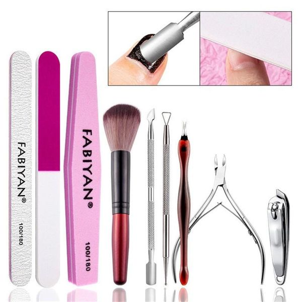 nail art kits tool set polishing strip file stainless steel dead skin scissor fork manicure remover tools
nail art kits tool set polishing strip file stainless steel dead skin scissor fork manicure remover tools