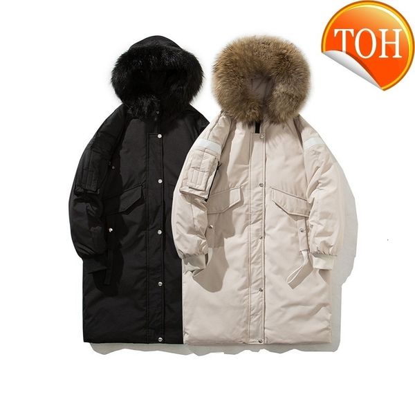 -30 degree long parkas coat winter puffer jacket men thick warm white duck down fur collar hooded big pockets veste homme, Black
-30 degree long parkas coat winter puffer jacket men thick warm white duck down fur collar hooded big pockets veste homme, Black