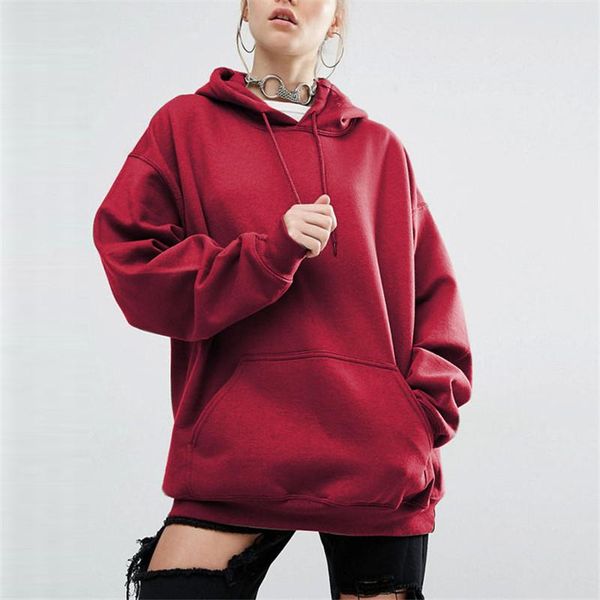 women's hoodies & sweatshirts autumn winter women 2021 fashion hooded sweatshirt long sleeve casual loose solid pullover female plus si, Black
women's hoodies & sweatshirts autumn winter women 2021 fashion hooded sweatshirt long sleeve casual loose solid pullover female plus si, Black