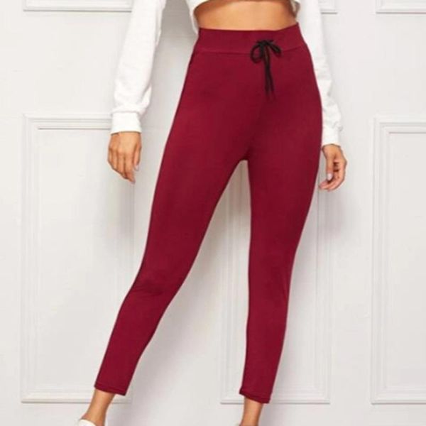 drawstring pants for women fashion summer bottom ankle-length slim elastic skinny leggings female fitness women's, Black
drawstring pants for women fashion summer bottom ankle-length slim elastic skinny leggings female fitness women's, Black