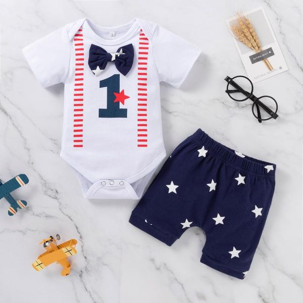 infant baby boys bowtie romper 4th of julys first birthday stars+shorts outfits children's sets clothing, White
infant baby boys bowtie romper 4th of julys first birthday stars+shorts outfits children's sets clothing, White