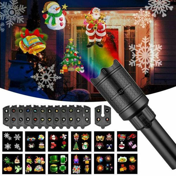 waterproof moving laser projector lamps 12 patterns led stage light for christmas year party landscape garden lamp decoration
waterproof moving laser projector lamps 12 patterns led stage light for christmas year party landscape garden lamp decoration