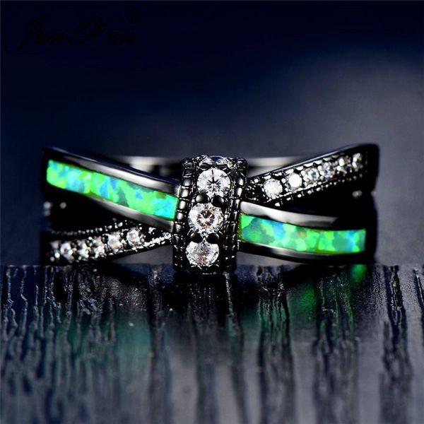 cluster rings junxin wholesale rainbow fire opal for women men black gold filled green blue white opals red purple zircon crossed ring, Golden;silver
cluster rings junxin wholesale rainbow fire opal for women men black gold filled green blue white opals red purple zircon crossed ring, Golden;silver