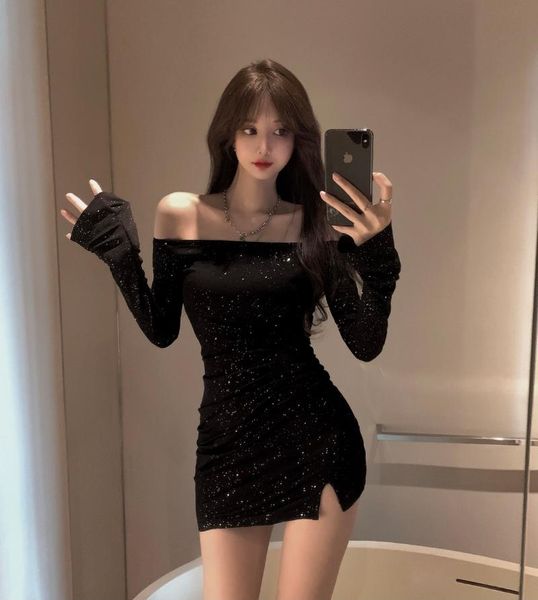 casual dresses fonely fairy fall off shoulder slim nightclub long sleeve dress, Black;gray
casual dresses fonely fairy fall off shoulder slim nightclub long sleeve dress, Black;gray