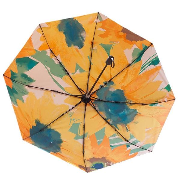 umbrellas fashion oil painting sunflower sunscreen uv umbrella dual-use windproof folding compact rain women summer 
umbrellas fashion oil painting sunflower sunscreen uv umbrella dual-use windproof folding compact rain women summer