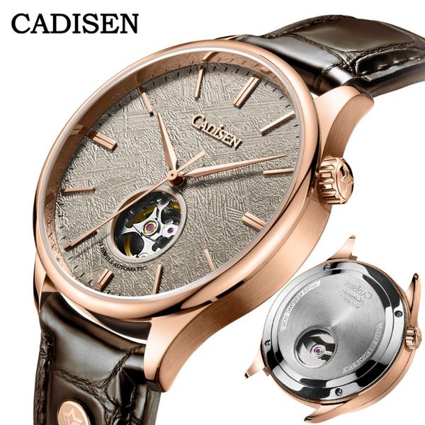 wristwatches cadisen men mechanical meteorite dial miyota 82s0 watch italian leather sapphire automatic hollow out watches mens, Slivery;brown
wristwatches cadisen men mechanical meteorite dial miyota 82s0 watch italian leather sapphire automatic hollow out watches mens, Slivery;brown