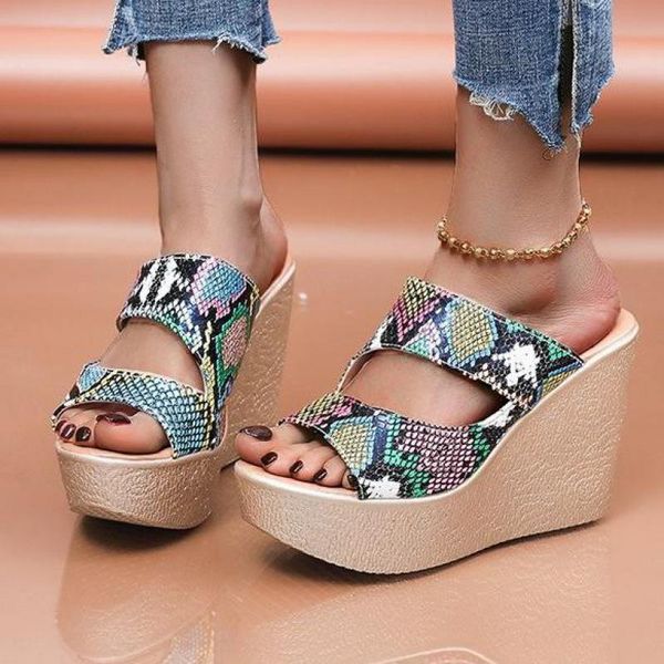 wholesale green wedges high heels leisure summer sandal women shoes platform mules slippers zapatillas mujer casa, Black
wholesale green wedges high heels leisure summer sandal women shoes platform mules slippers zapatillas mujer casa, Black