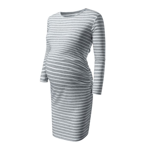pregnant women dresses long sleeve round sleeve maternity dresses ruched pregnancy clothing for pregnant breastfeeding clothes, White
pregnant women dresses long sleeve round sleeve maternity dresses ruched pregnancy clothing for pregnant breastfeeding clothes, White