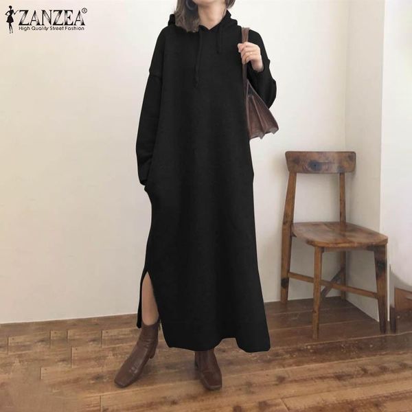 casual dresses zanzea women autumn sundress winter dress fashion hoodies long sweatshirt hooded sleeve split vestidos robe, Black;gray
casual dresses zanzea women autumn sundress winter dress fashion hoodies long sweatshirt hooded sleeve split vestidos robe, Black;gray