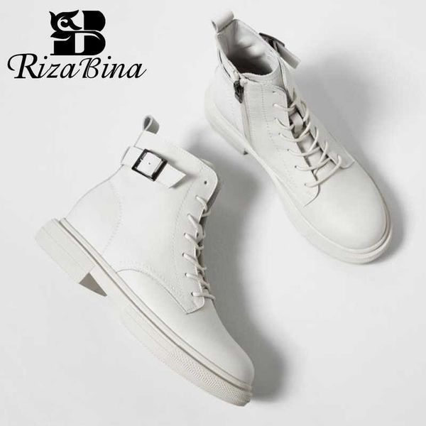 rizabina women real leather ankle boots thick bottom zipper shoes woman winter warm shoes fashion cool footwear size 34-40 210911, Black
rizabina women real leather ankle boots thick bottom zipper shoes woman winter warm shoes fashion cool footwear size 34-40 210911, Black