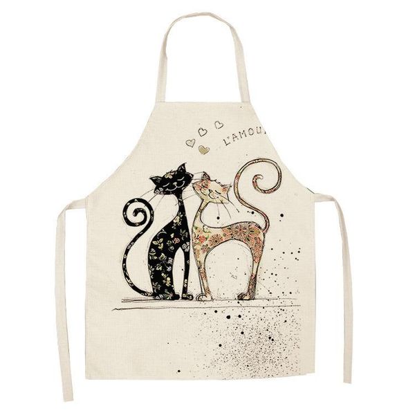 aprons cat cartoon fashion apron sleeveless pinafore linen kitchen women's homely bibs around 68x55cm
aprons cat cartoon fashion apron sleeveless pinafore linen kitchen women's homely bibs around 68x55cm