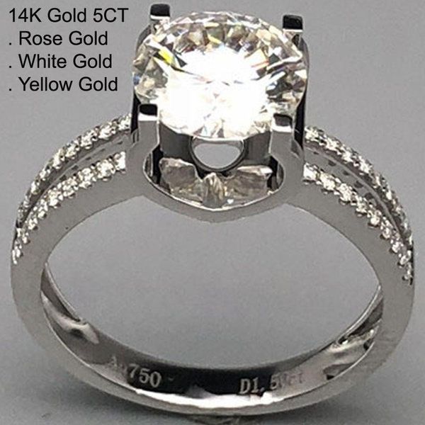 cluster rings 14k gold 5 moissanite diamond ring women luxury round 2 row trendy wedding party engagement anniversary ct d color, Golden;silver
cluster rings 14k gold 5 moissanite diamond ring women luxury round 2 row trendy wedding party engagement anniversary ct d color, Golden;silver