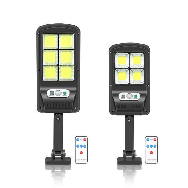 4/6 cob solar garden lights outdoor security light wall lamp waterproof pir motion sensor smart remote control lamps
4/6 cob solar garden lights outdoor security light wall lamp waterproof pir motion sensor smart remote control lamps