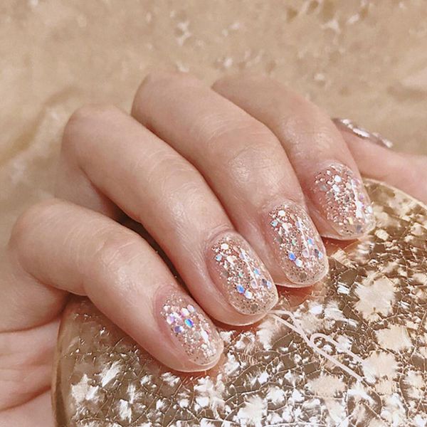 false nails fake stickers short flashing silver wear nail finished 24pcs with glue, Red;gold
false nails fake stickers short flashing silver wear nail finished 24pcs with glue, Red;gold
