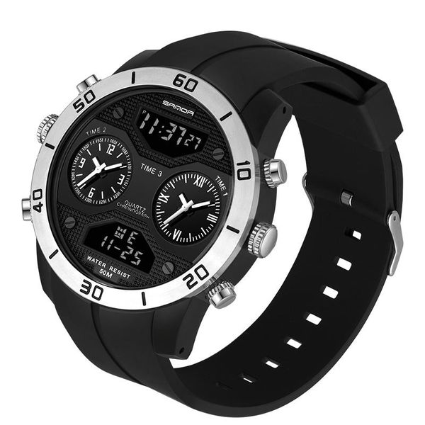 wristwatches sports outdoor digital men's fashion watches alarm clock 50m waterproof trend three time display 24 hour indication 3001, Slivery;brown
wristwatches sports outdoor digital men's fashion watches alarm clock 50m waterproof trend three time display 24 hour indication 3001, Slivery;brown