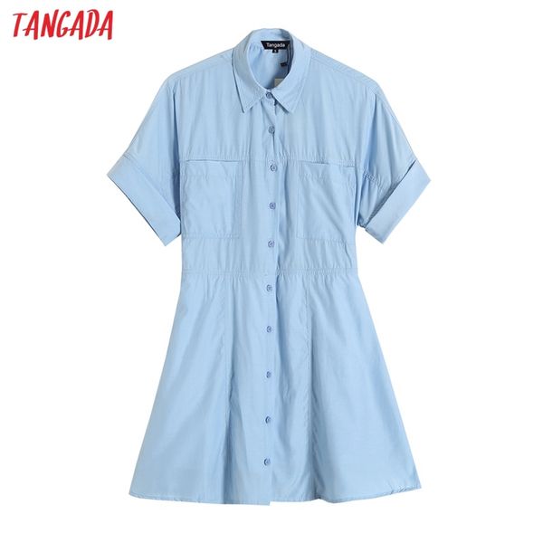 summer women blue shirt strethy waist short sleeve ladies mini dress vestidos 4h33 210416, Black;gray
summer women blue shirt strethy waist short sleeve ladies mini dress vestidos 4h33 210416, Black;gray