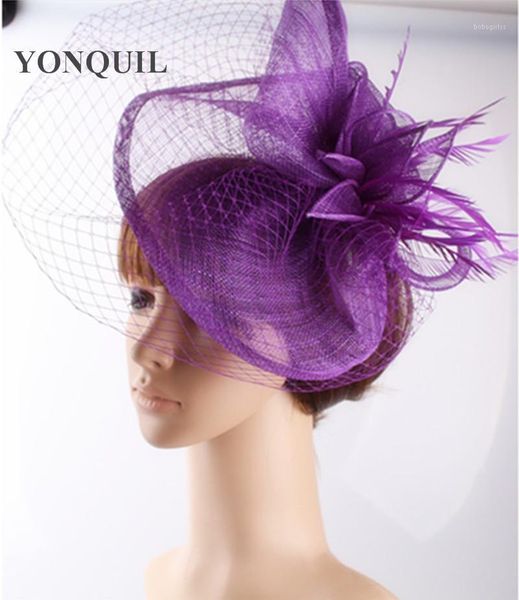 bridal mesh wedding hair accessories event fascinator hat elegant women headwear on clip feather decor sinamay craft of15431
bridal mesh wedding hair accessories event fascinator hat elegant women headwear on clip feather decor sinamay craft of15431