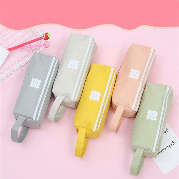 large capacity pencil cases bags double zipper case pouch storage bag for school office stationary supplies
large capacity pencil cases bags double zipper case pouch storage bag for school office stationary supplies