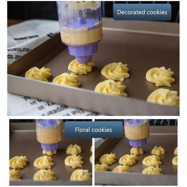 cookie biscuit making maker press machine kitchen tool bakeware with 10 molds and 8 nozzles frame gun decor baking moulds
cookie biscuit making maker press machine kitchen tool bakeware with 10 molds and 8 nozzles frame gun decor baking moulds