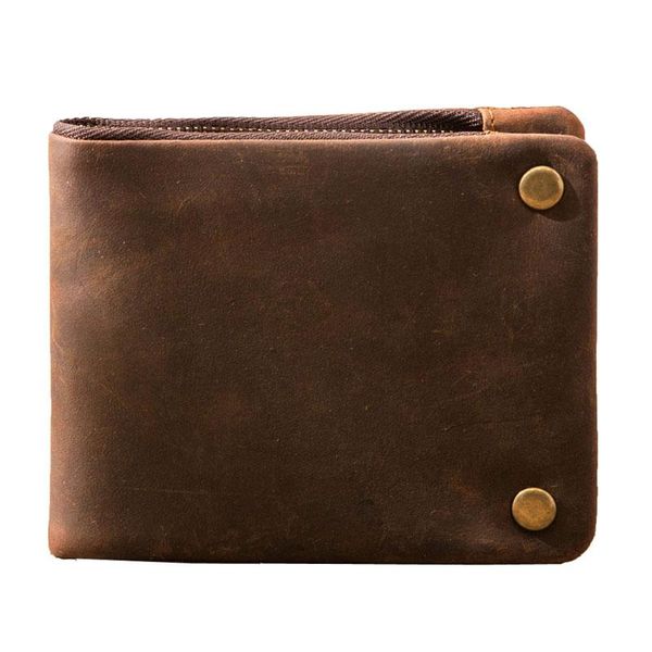 wallets crazy horse leather wallet men's true short horizontal retro cowhide, Red;black
wallets crazy horse leather wallet men's true short horizontal retro cowhide, Red;black