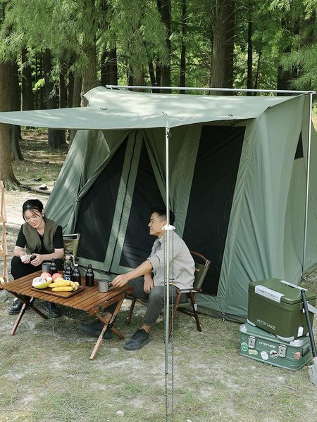 camping outdoor large 5-8 person portable cotton canvas bow-shaped glamping spring roof tent gear with tent- canopy tents and shelter sh
camping outdoor large 5-8 person portable cotton canvas bow-shaped glamping spring roof tent gear with tent- canopy tents and shelter sh