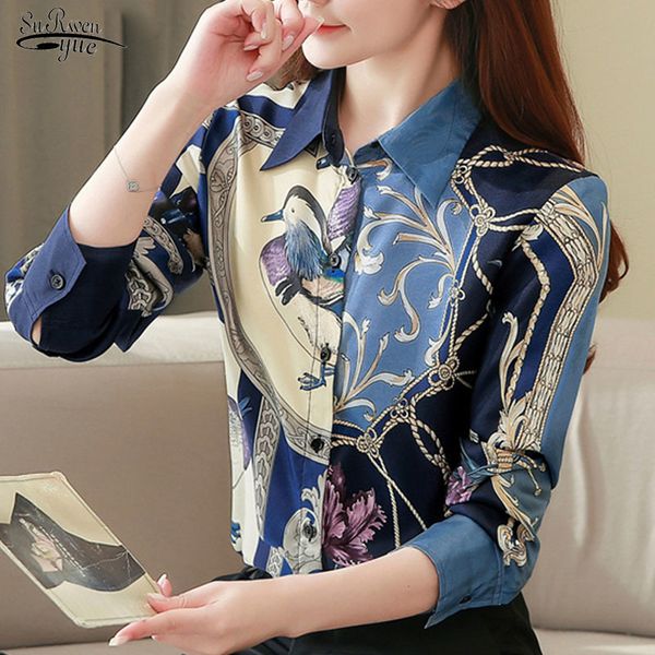 clothes vintage long sleeve silk blouse women spring fall fashion office lady shirt loose plus size 8425 210521, White
clothes vintage long sleeve silk blouse women spring fall fashion office lady shirt loose plus size 8425 210521, White