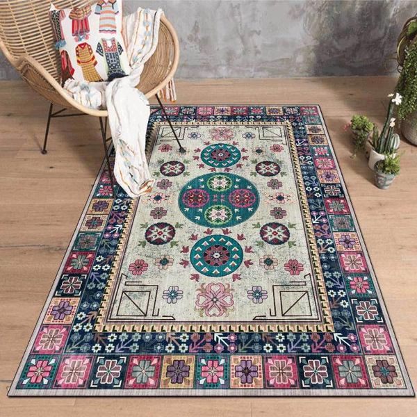 carpets ethnic style bedroom bedside retro persian geometric printed kitchen hallway area rugs living room anti-slip door mat
carpets ethnic style bedroom bedside retro persian geometric printed kitchen hallway area rugs living room anti-slip door mat