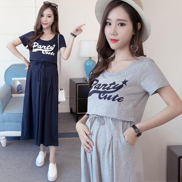 maternity dresses nursing fashion short sleeve breastfeeding mid long thin dress summer skirt for pregnant, White
maternity dresses nursing fashion short sleeve breastfeeding mid long thin dress summer skirt for pregnant, White