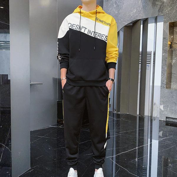men's tracksuits 2021 spring autumn sweatshirts sweatpants two-piece set hooded pullover loose casual sportswear suit large size, Gray
men's tracksuits 2021 spring autumn sweatshirts sweatpants two-piece set hooded pullover loose casual sportswear suit large size, Gray