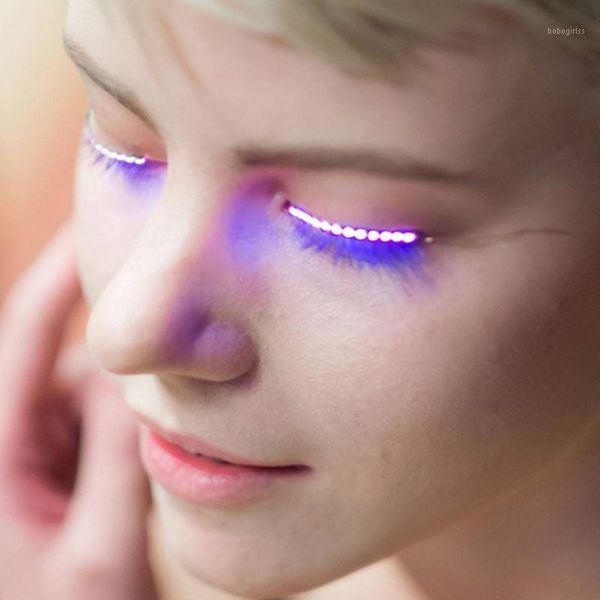 flashes led false eyelashes luminous electronic eyelid waterproof fake for party costume salon pub beauty easy1
flashes led false eyelashes luminous electronic eyelid waterproof fake for party costume salon pub beauty easy1