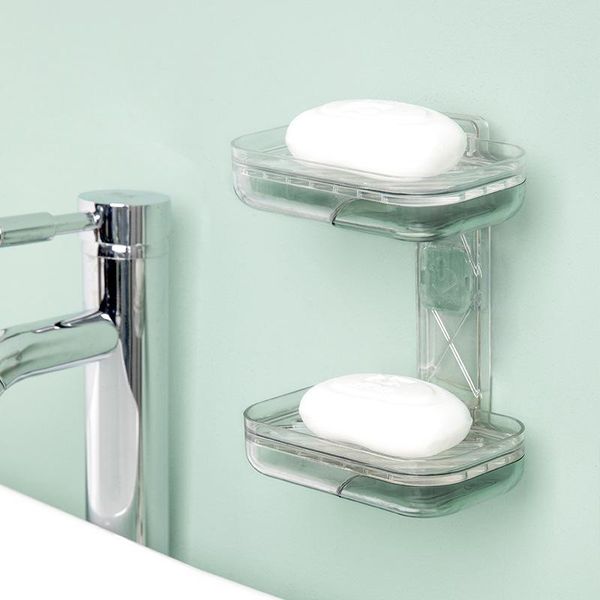 bathroom storage & organization 1pc shelf soap boxs holder double and single style accessories plastic wall mounted box organizer
bathroom storage & organization 1pc shelf soap boxs holder double and single style accessories plastic wall mounted box organizer