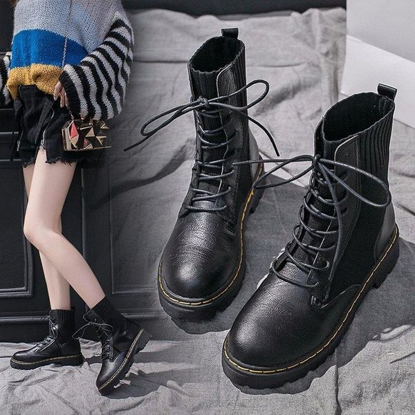boots 2021 autumn and winter large size british style retro thick bottom short casual fashion flat women, Black
boots 2021 autumn and winter large size british style retro thick bottom short casual fashion flat women, Black